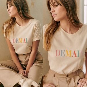 Sézane Demain Organic Cotton T-Shirt